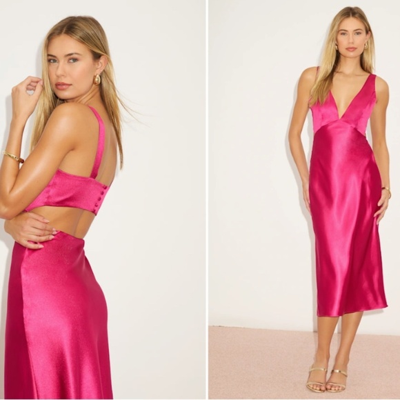 Lulus Dresses & Skirts - LULU's Sexy Elegant Modern Chic Wedding Promo Formal Vacation Midi Dress
